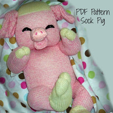 Load image into Gallery viewer, PDF PATTERN Sock Pig