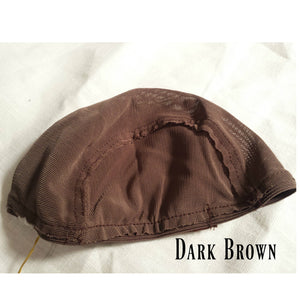 Doll Wig cap - Dark Brown