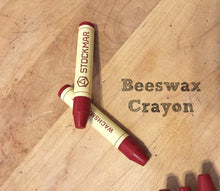 Load image into Gallery viewer, Beeswax Crayon doll making cheek color

