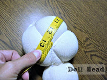 Load image into Gallery viewer, pre made waldorf doll head