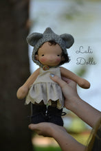 Load image into Gallery viewer, Knit Teddy Ear Bonnet