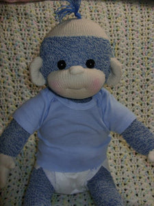 PDF PATTERN Baby Sock Monkey