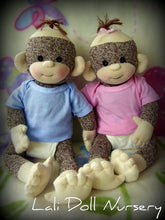 Load image into Gallery viewer, PDF PATTERN Baby Sock Monkey