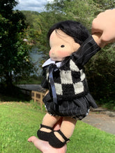 Load image into Gallery viewer, Wednesday themed doll
