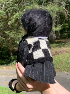 Wednesday themed doll