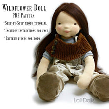 Load image into Gallery viewer, PDF Pattern Wildflower doll
