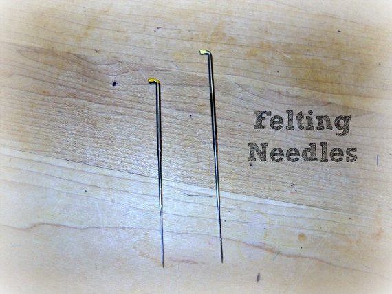 Felting needles for doll faces