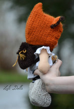 Load image into Gallery viewer, Knitted Fox ear bonnet
