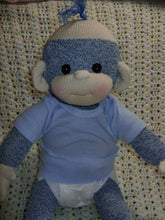 Load image into Gallery viewer, PDF PATTERN Baby Sock Monkey

