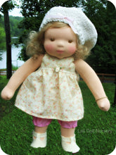 Load image into Gallery viewer, PDF Pattern Doll Dress for waldorf and cloth dolls
