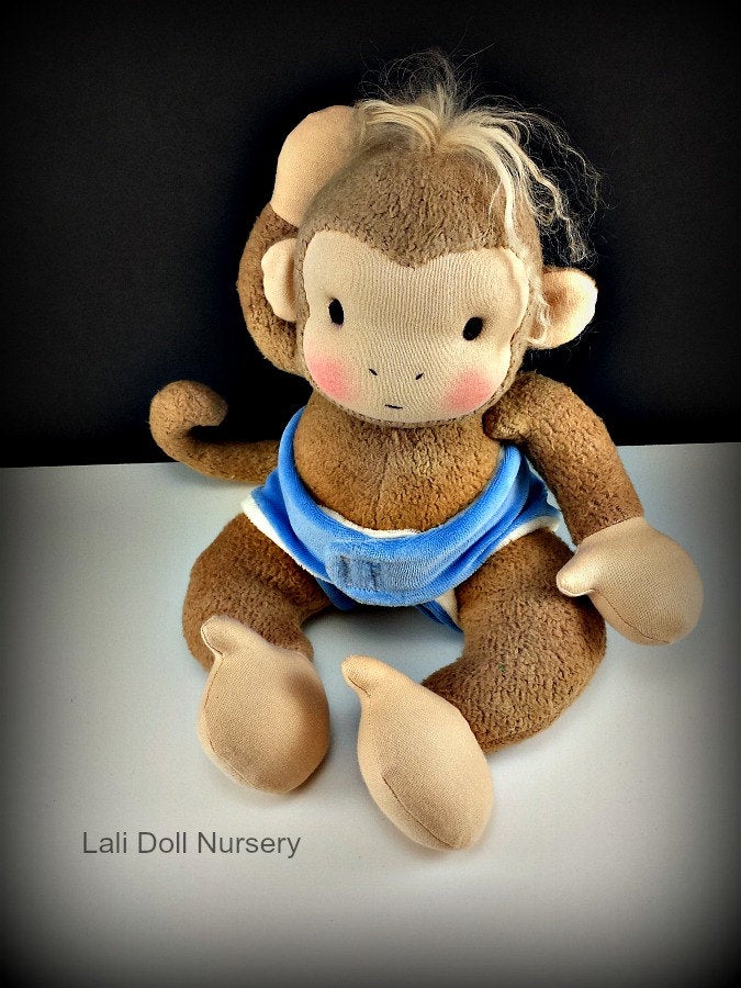 PDF Pattern Waldorf Monkey Doll