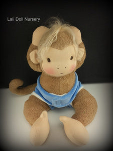 PDF Pattern Waldorf Monkey Doll