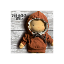 Load image into Gallery viewer, Doll hoodie pattern
